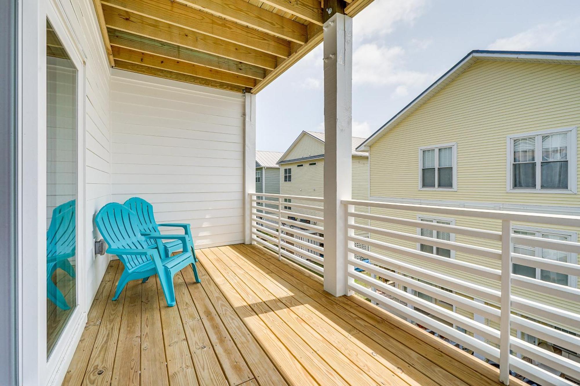 Carolina Beach Vacation Rental With Rooftop Terrace Exterior foto